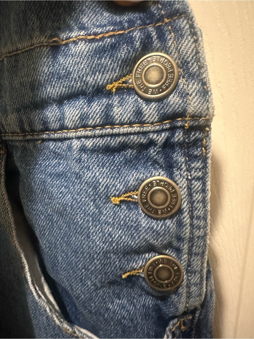 We the free free people Denim Overalls - Classic Blue Women’s Jeans Overalls - Picture 8 of 14